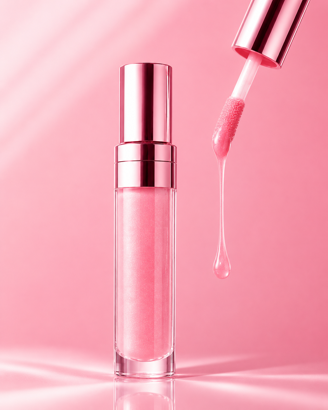 Shy Drip — pale blush lip gloss